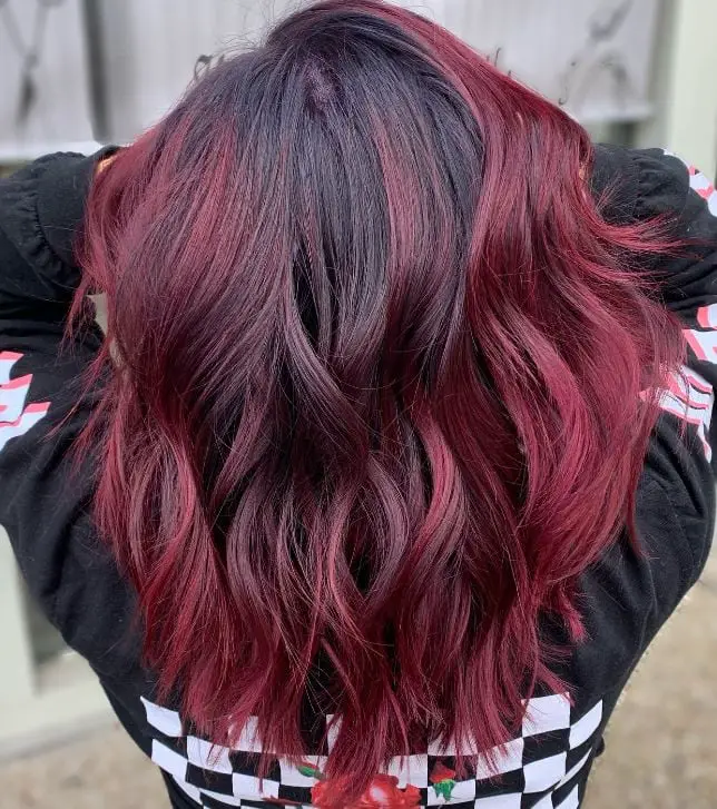 Black Cherry Merlot hair