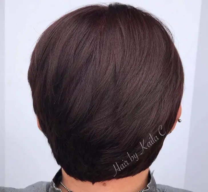 Black Cherry Pixie Hair