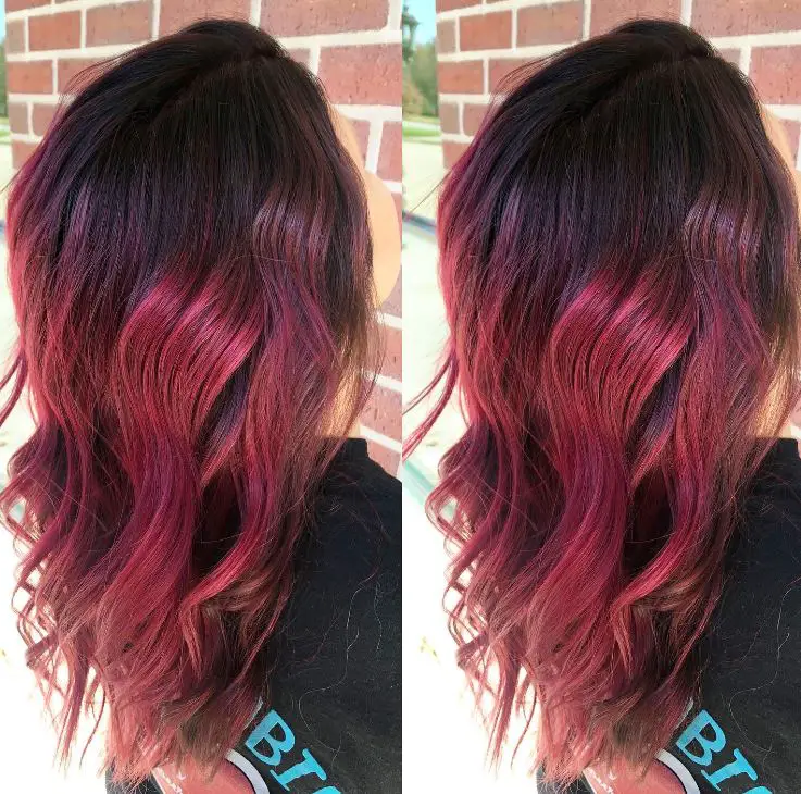 Black Cherry Red hair