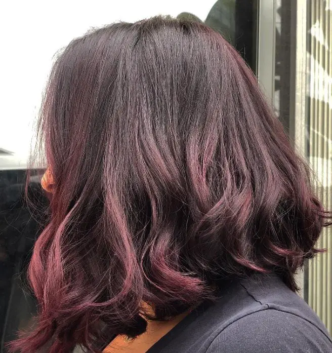 Black Cherry hair colour