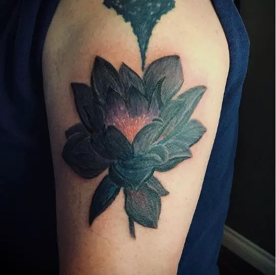Bold Inked Black Lotus Tattoo Art