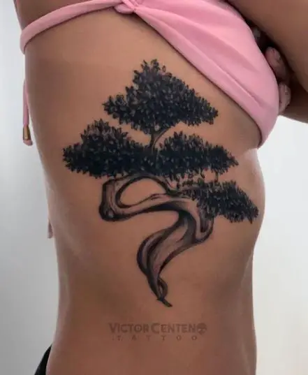 Bonsái Plant Tattoo Piece