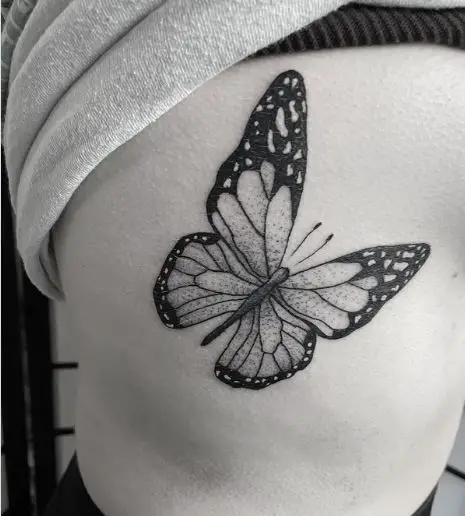 Butterfly On The Ribs