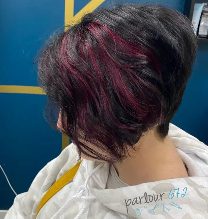 Cherry Glaze Pixie Cut