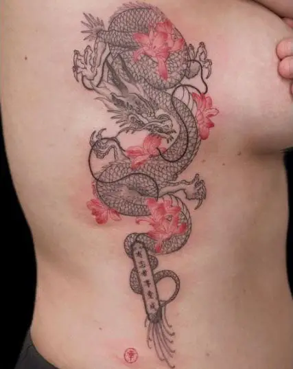 Chinese Dragon Oriental Tattoo Art