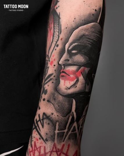 Crime Fighter Batman Tattoo Art