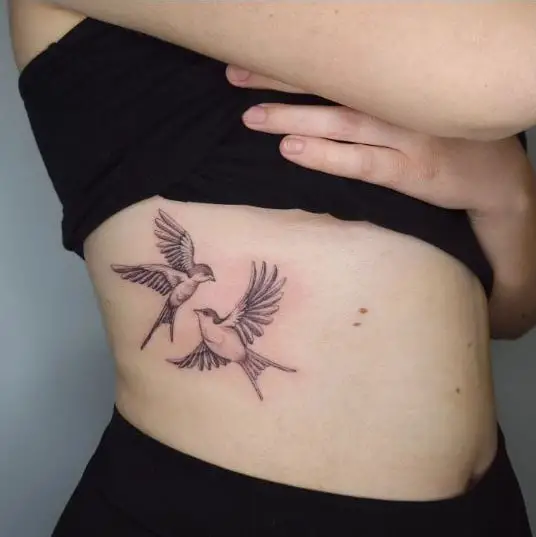 Fineline Songbirds Tattoo Art