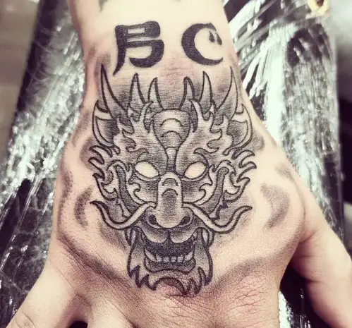 Hand Japanese Dragon Tattoo