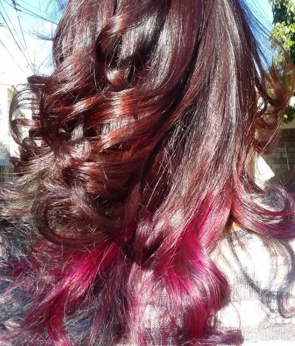 Hints of Cherry Hair Color