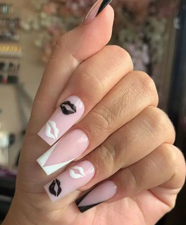 Kiss White Nail Designs