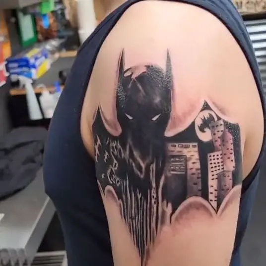 Knight Rider Batman Tattoo
