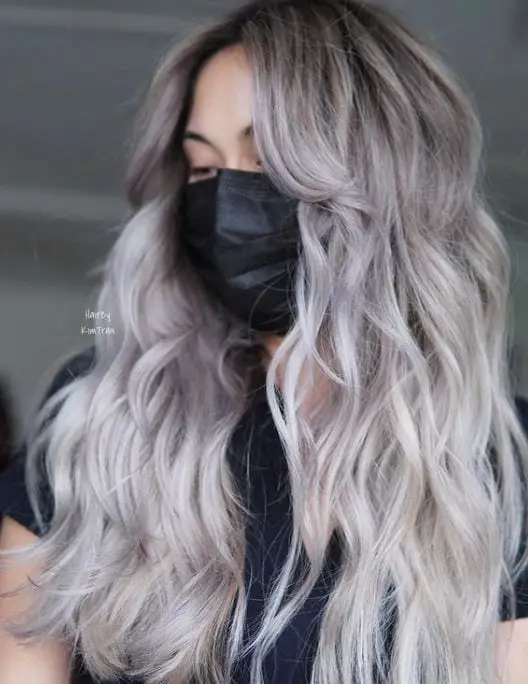 Light ash blonde ahir dye shade