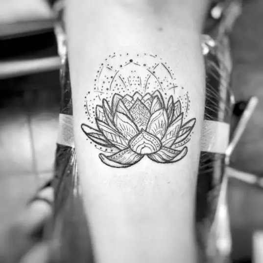 Lotus Tattoo With Some Details