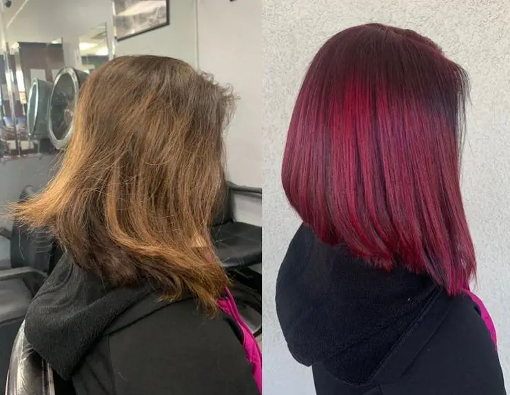 Magenta Magic hair