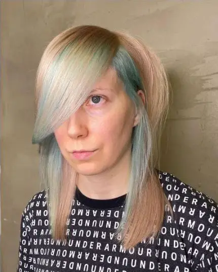 Mint Hair Shade For Light Blonde Hair