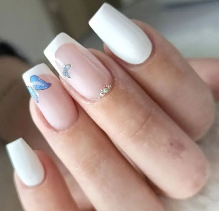 Pastel White Nail Designs