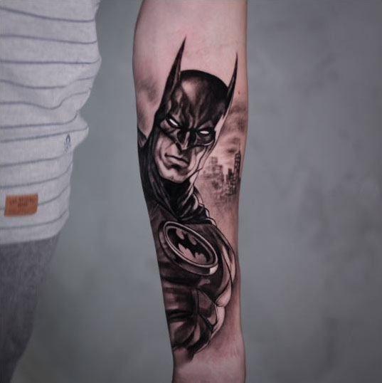 The Dark Knight Rises - Batman Tattoo
