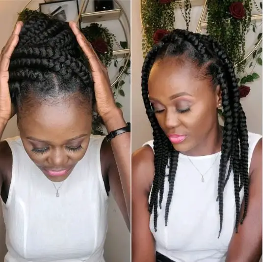 Twist Jumbo Knotless Braids