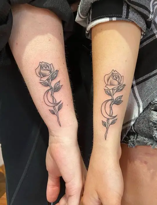 big rose tattoos