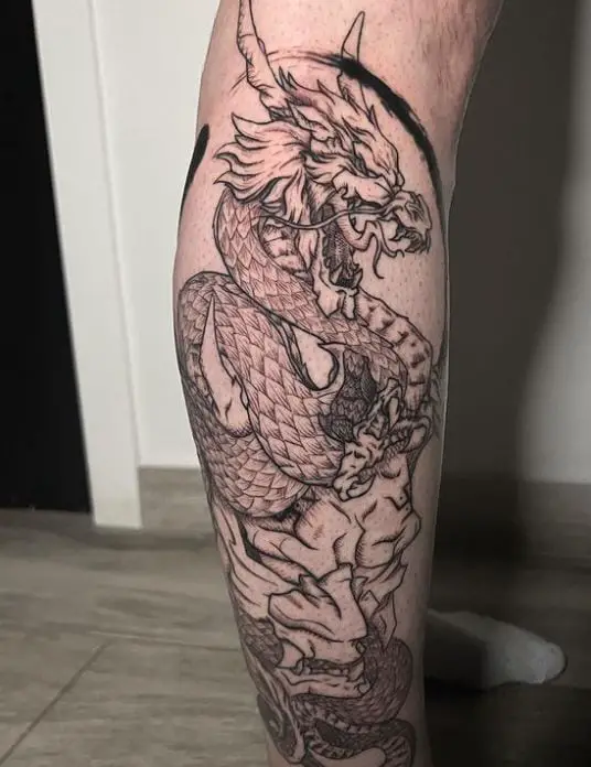 chinese culture dragon tattoo