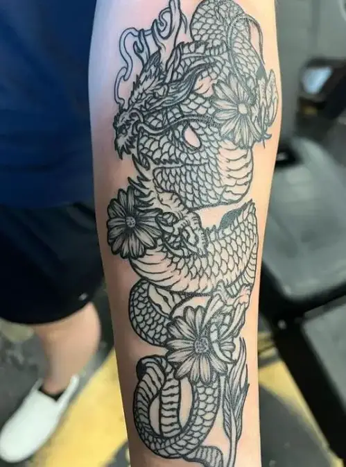 complex dragon tattoo