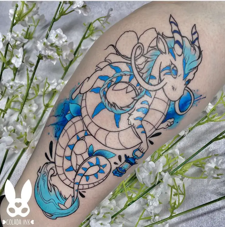 cute dragon tattoo