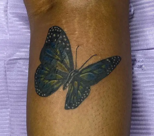 dark butterfly tattoo