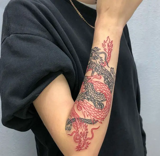 double dragon tattoo