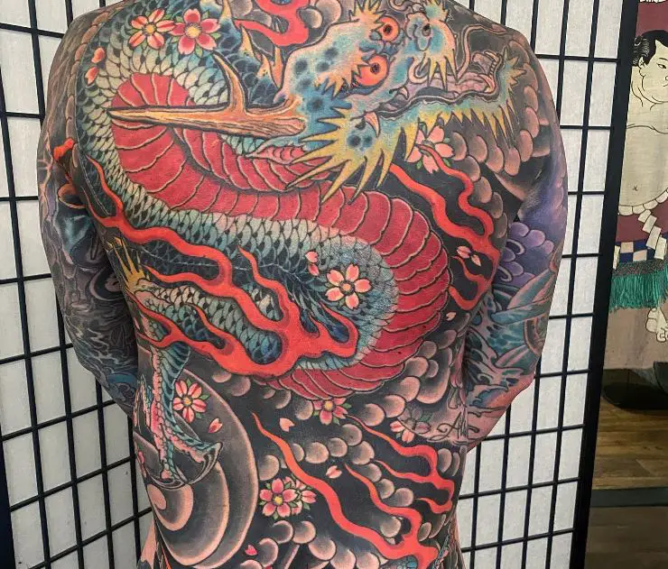 full back japanese dragon tattoo