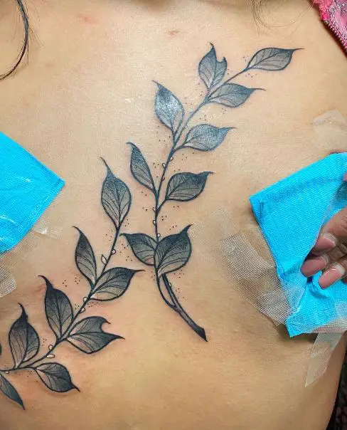 large vine tattoo