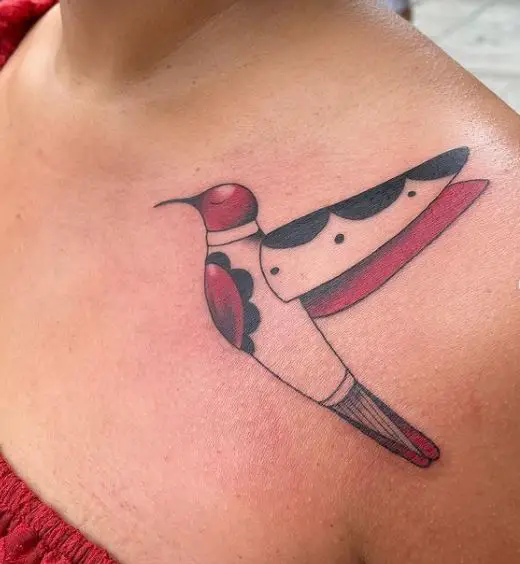 memorial bird tattoo