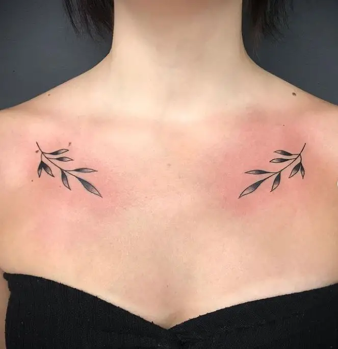 olive leaf tattoos