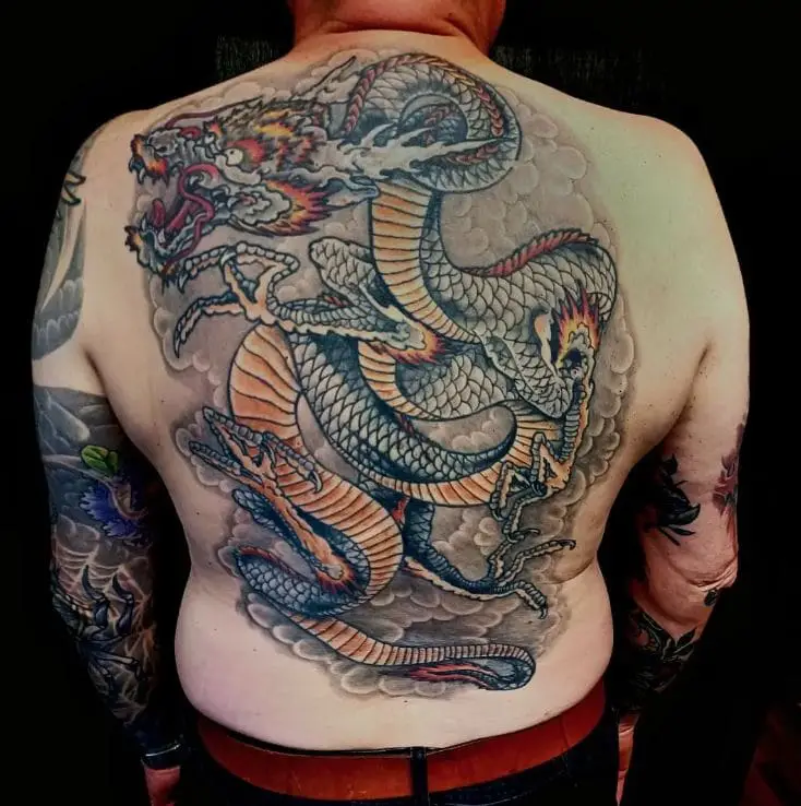 Chinese Dragon Tattoo Sleeve | Chinese Temple