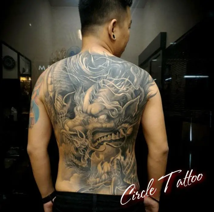 wild dragon tattoo