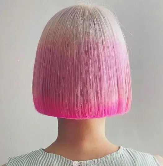 Barbie Pink Bob Hair