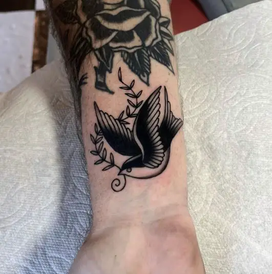 Bird Wrist Tattoo