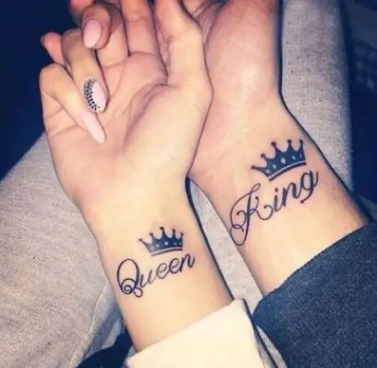 85 Mind-Blowing King & Queen Tattoos And Their Meaning