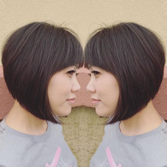 Face Framing Stacked Wedge Haircut