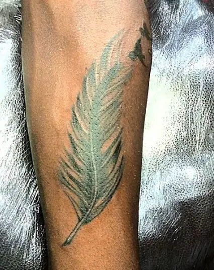 Feather Wrist Tattoo