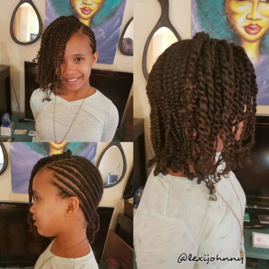 Flat Twist Design with Double Strand Twist