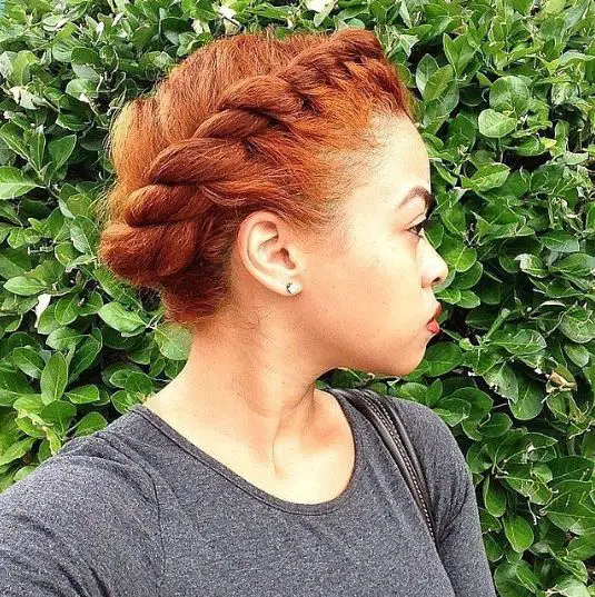 Ginger Flat Twists Updo