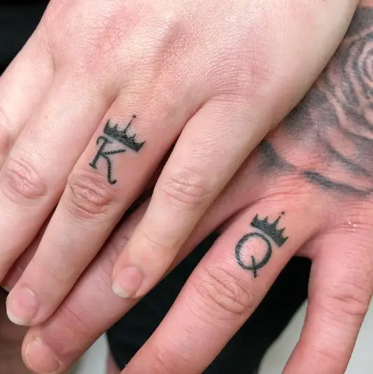 Hand Poke King and Queen