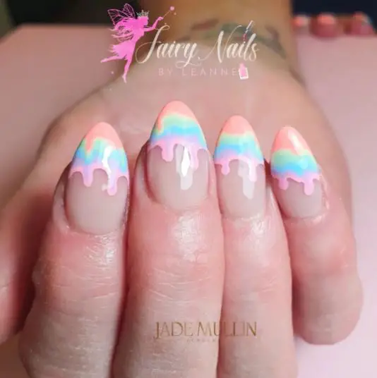 Ice Cream Pastel Nails