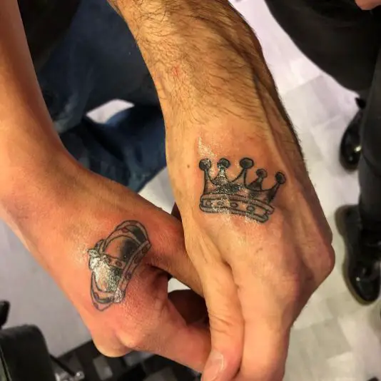 king queen couples fingers tattooTikTok Search