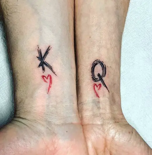 King and Queen Love Tattoo