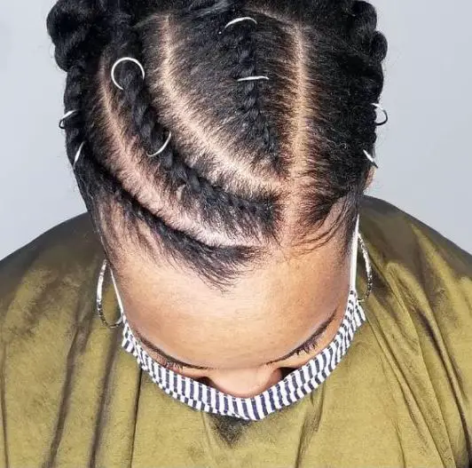 Large Flat Twists With Complex Bun