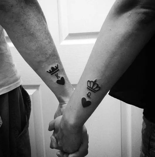 Matching King and Queen Tattoo
