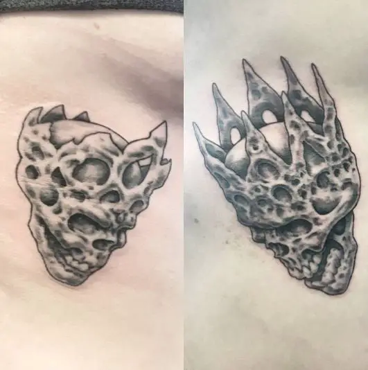Minimalistic Goth Tattoos