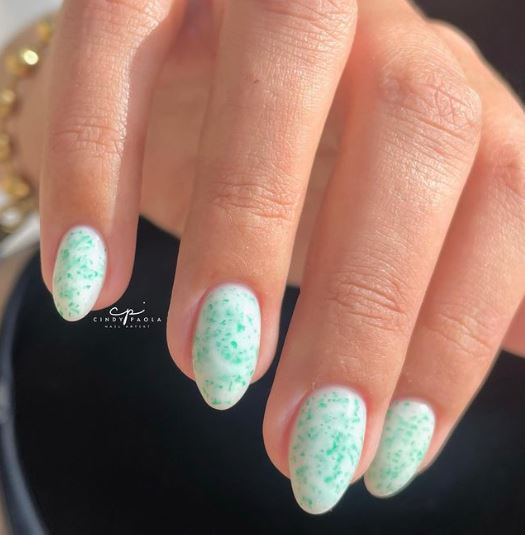 Mojito Minty Green Nails