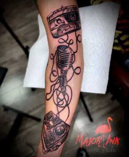 Music Recording Sleeve Tattoo